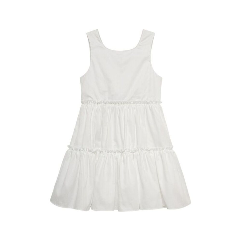 Habitual Girls  Tiered Babydoll Dress, White